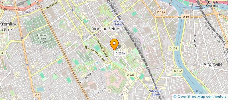 localisation de l'entreprise SCI ELMO à IVRY-SUR-SEINE