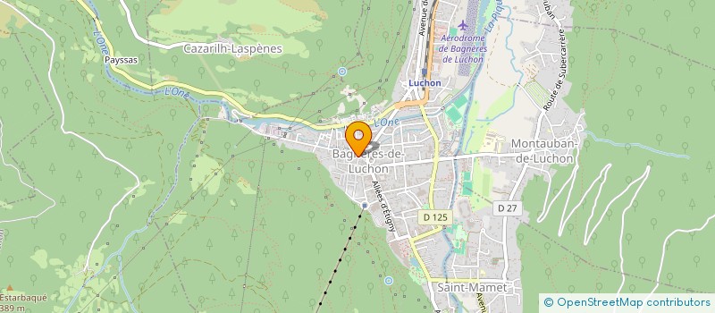 localisation de l'entreprise SCI ELMONTE  BAGNERES-DE-LUCHON