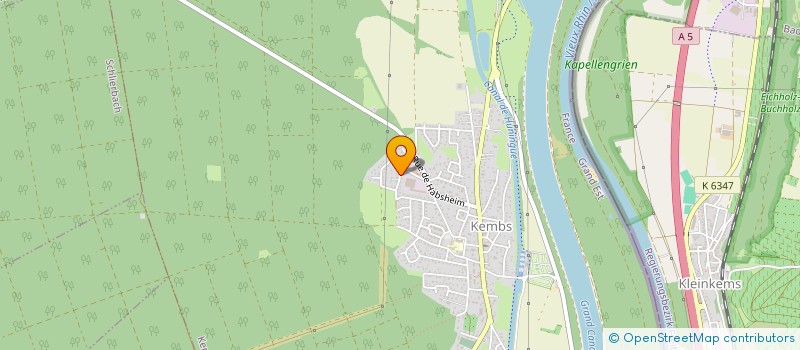 localisation de l'entreprise SCI ELMS  KEMBS