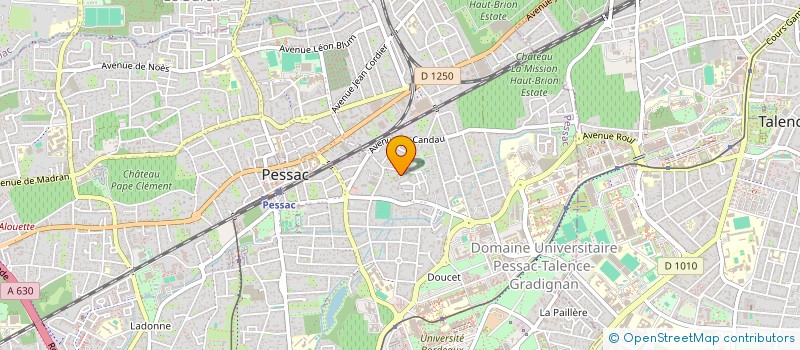 localisation de l'entreprise SCI ELMY à PESSAC