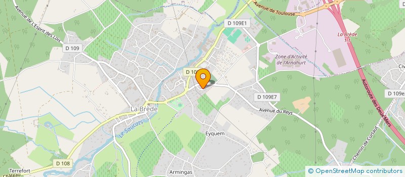 localisation de l'entreprise SCI ELNA II  LA BREDE