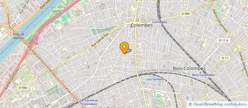 localisation de l'entreprise SCI ELNESS  COLOMBES