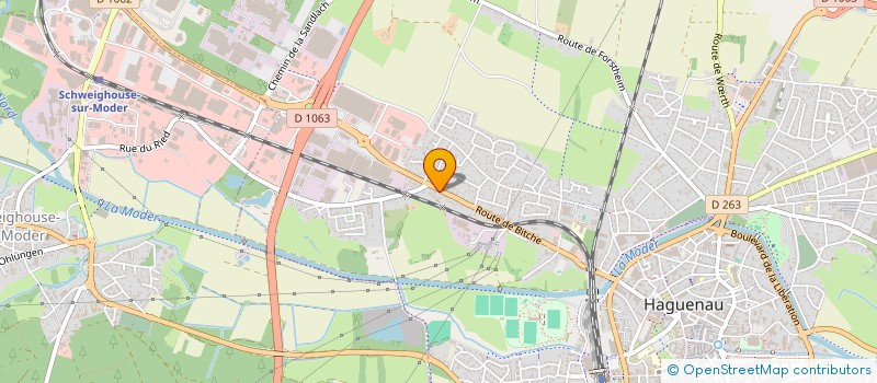 localisation de l'entreprise SCI ELNESS  HAGUENAU