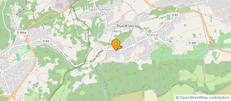 localisation de l'entreprise SCI ELNO  RIOM