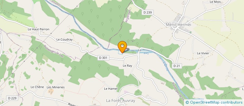 localisation de l'entreprise SCI ELO à PUTANGES-LE-LAC