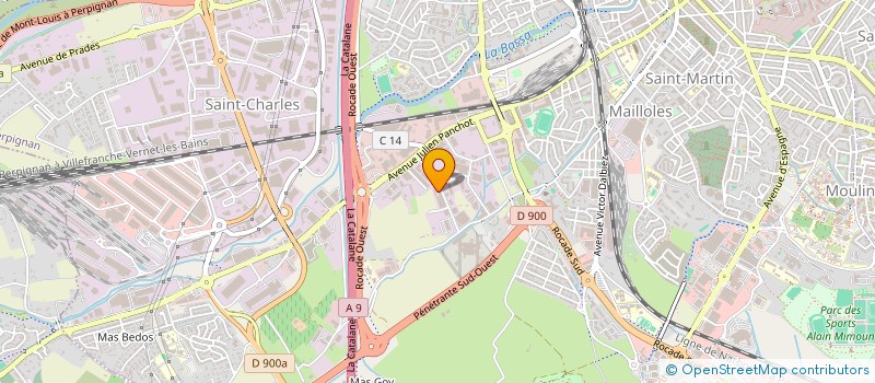localisation de l'entreprise SCI ELOANNE  PERPIGNAN