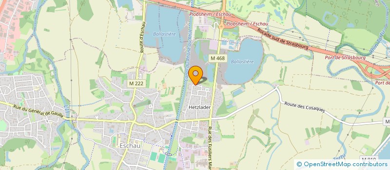 localisation de l'entreprise SCI ELOBRY  ESCHAU