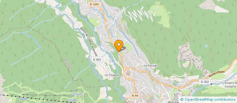 localisation de l'entreprise SCI ELOCHRIS à BRIANCON