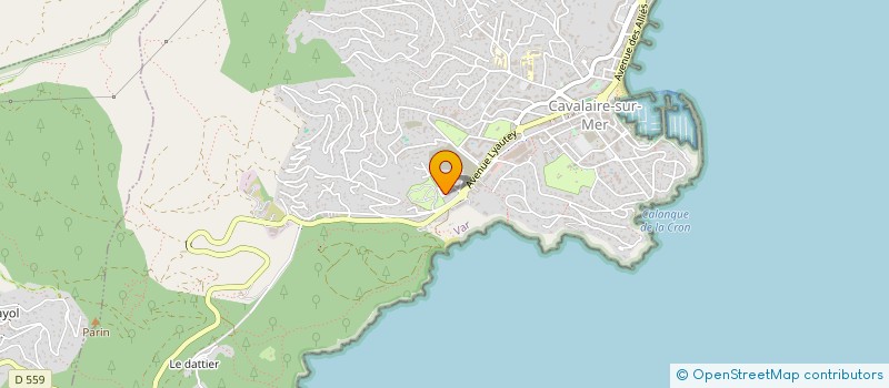 localisation de l'entreprise SCI ELOCIN83  CAVALAIRE-SUR-MER