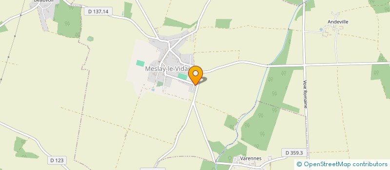 localisation de l'entreprise SCI ELOCOIFF à MESLAY-LE-VIDAME