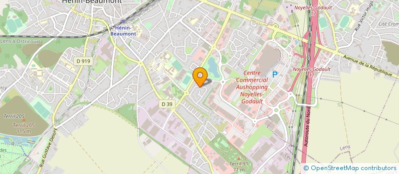 localisation de l'entreprise SCI ELOCORA à HENIN-BEAUMONT