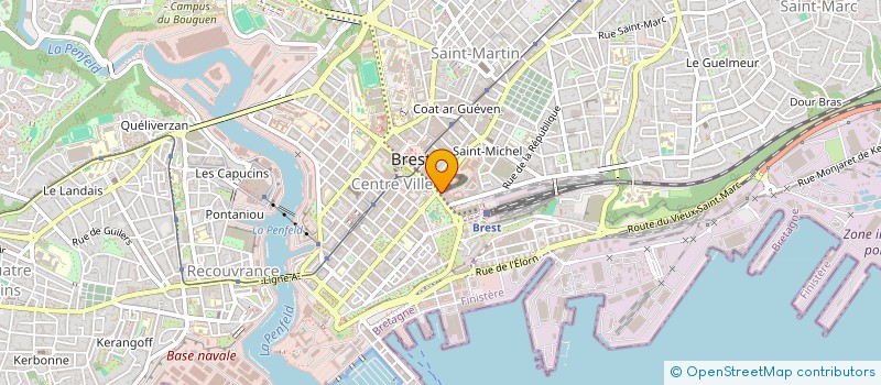 localisation de l'entreprise SCI ELOCOSTE  BREST