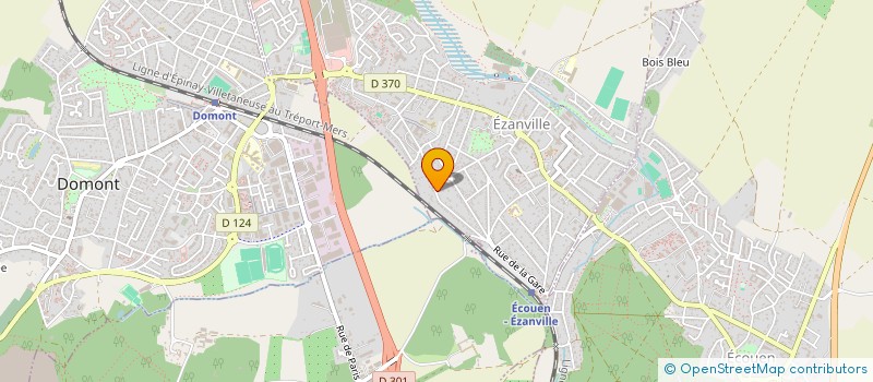 localisation de l'entreprise SCI ELODAUREL  EZANVILLE