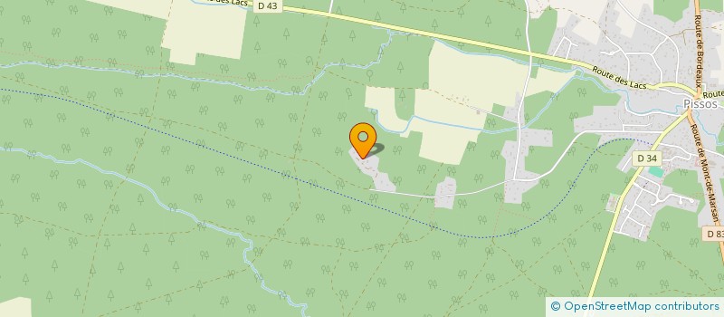 localisation de l'entreprise SCI ELODI  PISSOS