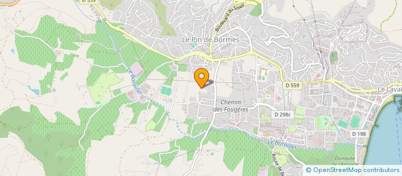 localisation de l'entreprise SCI ELODIE à BORMES-LES-MIMOSAS
