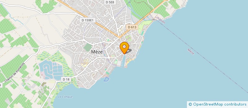 localisation de l'entreprise SCI ELODIE à MEZE