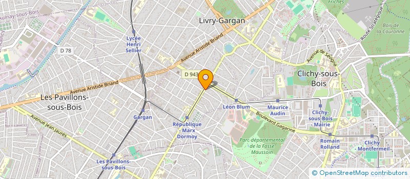 localisation de l'entreprise SCI ELODIE à LIVRY-GARGAN