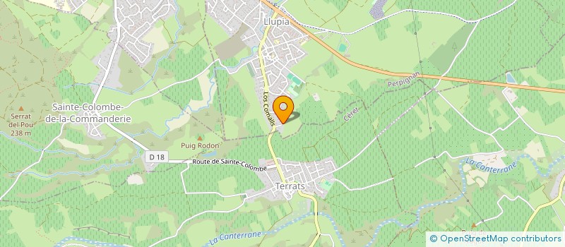 localisation de l'entreprise SCI ELODIE  LLUPIA