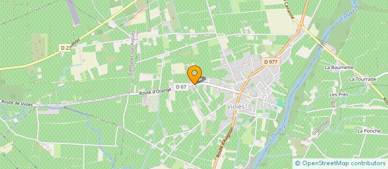 localisation de l'entreprise SCI ELODIE  JONQUIERES