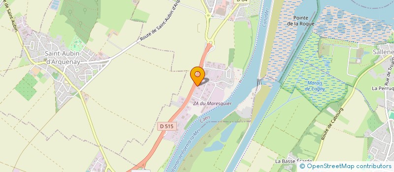 localisation de l'entreprise SCI ELODIE  OUISTREHAM