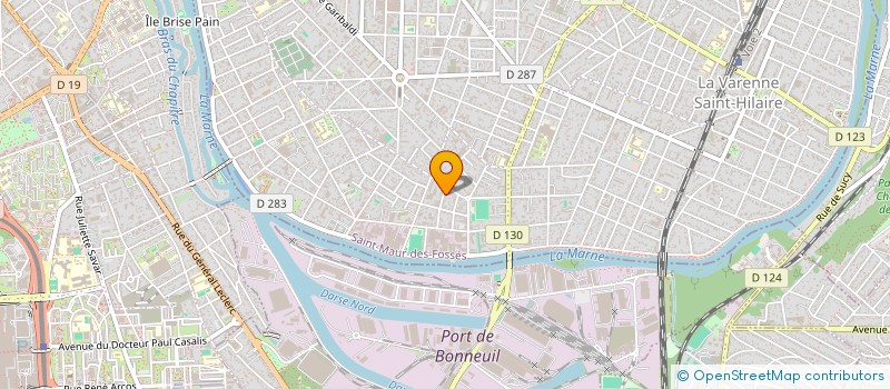 localisation de l'entreprise SCI ELODIE à SAINT-MAUR-DES-FOSSES