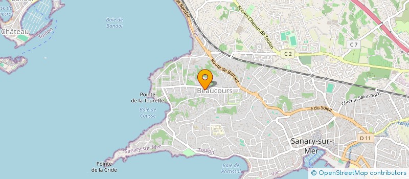 localisation de l'entreprise SCI ELODIE à SANARY-SUR-MER
