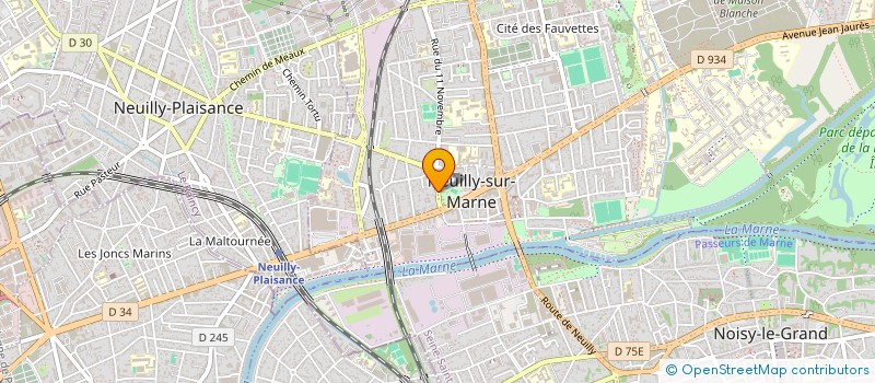 localisation de l'entreprise SCI ELODIE à NEUILLY-SUR-MARNE