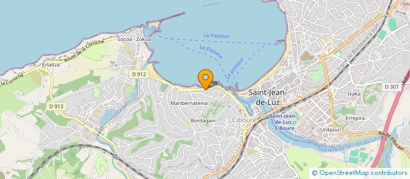 localisation de l'entreprise SCI ELODIE  CIBOURE