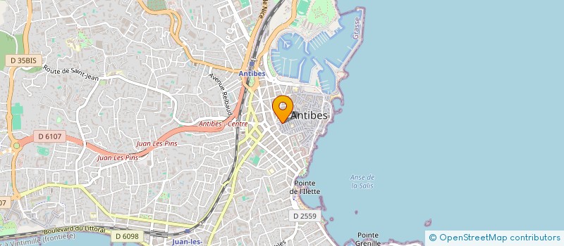 localisation de l'entreprise SCI ELODIE à ANTIBES