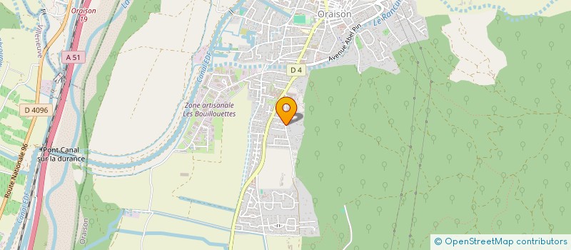 localisation de l'entreprise SCI ELODIE  ORAISON