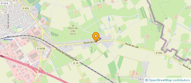 localisation de l'entreprise SCI ELODIE à BAILLEUL