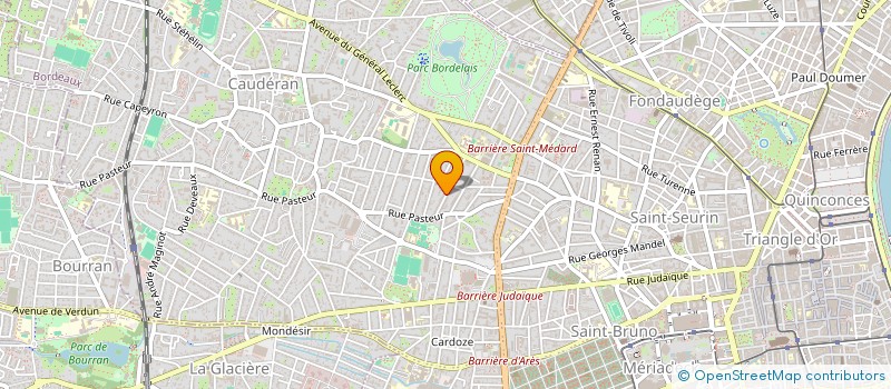 localisation de l'entreprise SCI ELODIE ET CAPUCINE  BORDEAUX