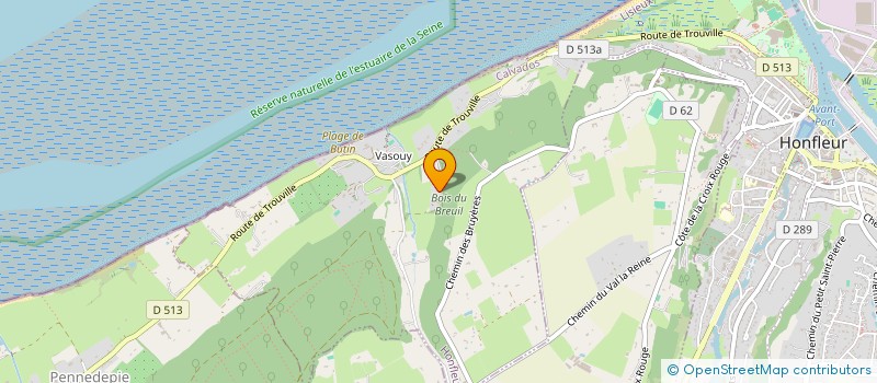 localisation de l'entreprise SCI ELODIE JEROME  GONNEVILLE-SUR-HONFLEUR