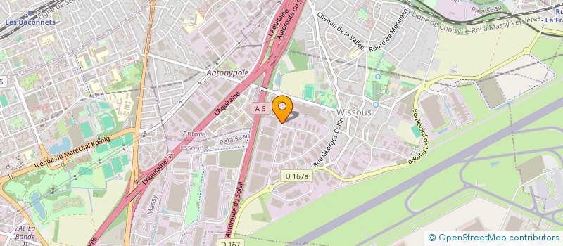localisation de l'entreprise SCI ELODINE à WISSOUS