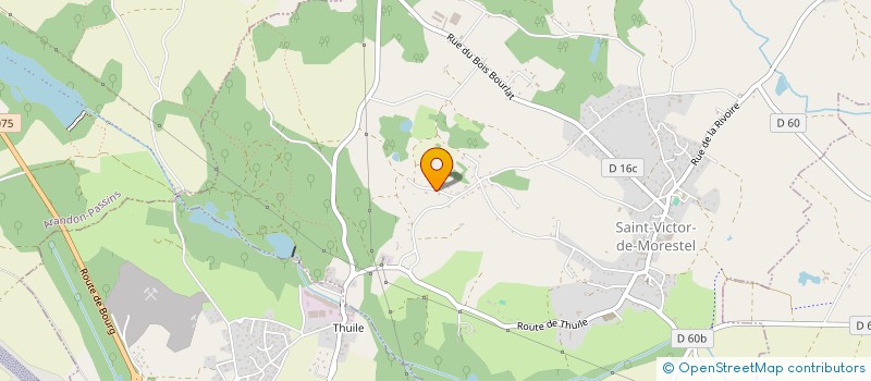 localisation de l'entreprise SCI ELOFLO  SAINT-VICTOR-DE-MORESTEL