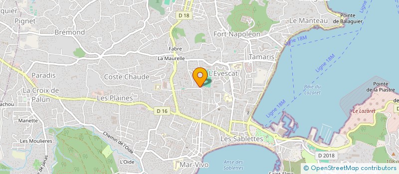 localisation de l'entreprise SCI ELOGA'AUD à LA SEYNE-SUR-MER