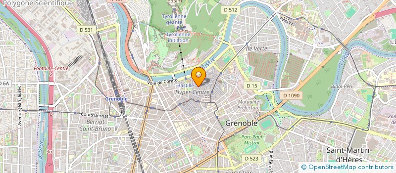localisation de l'entreprise SCI ELOGES  GRENOBLE