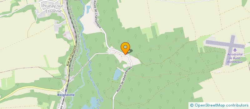 localisation de l'entreprise SCI ELOHAN  BUNO-BONNEVAUX