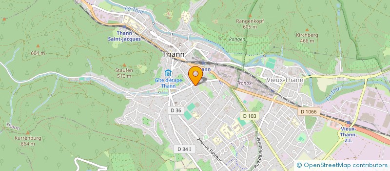 localisation de l'entreprise SCI ELOI  THANN