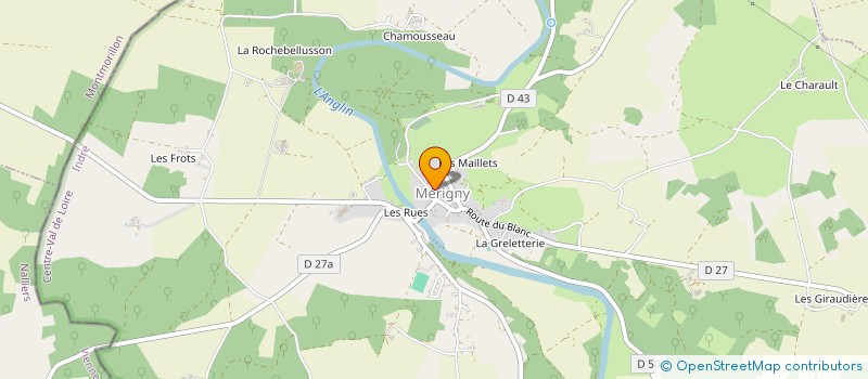 localisation de l'entreprise SCI ELOI à MERIGNY