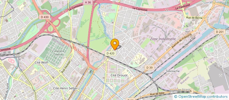 localisation de l'entreprise SCI ELOI  ILLZACH