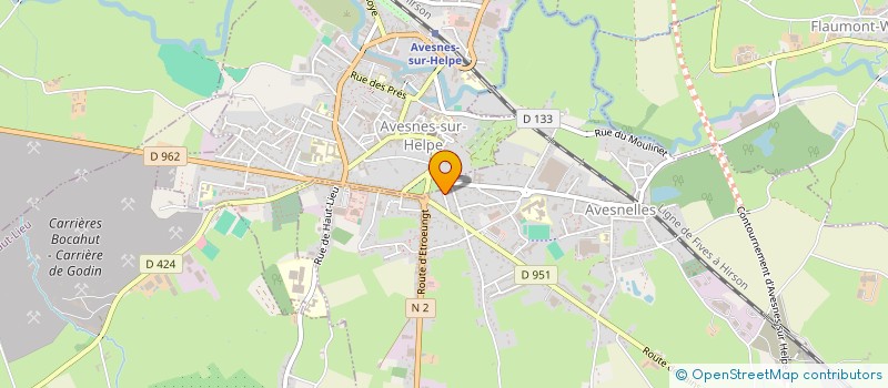 localisation de l'entreprise SCI ELOI  AVESNELLES