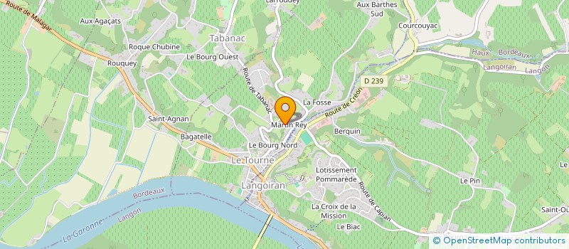 localisation de l'entreprise SCI ELOIM à LE TOURNE