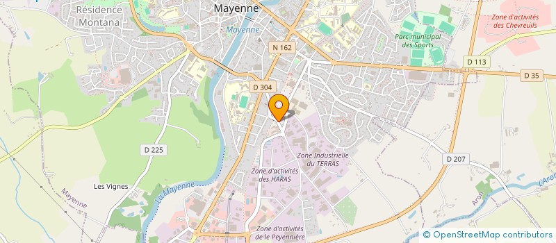 localisation de l'entreprise SCI ELOISE à MAYENNE