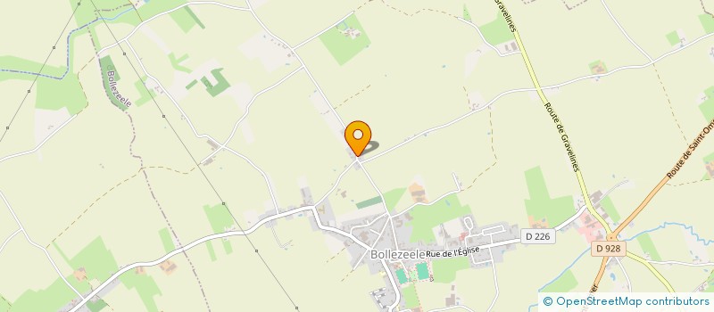 localisation de l'entreprise SCI ELOISE  BOLLEZEELE