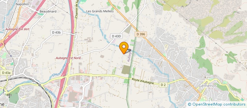 localisation de l'entreprise SCI ELOISE à AUBAGNE