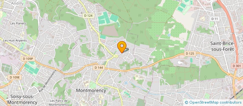 localisation de l'entreprise SCI ELOISE  MONTMORENCY