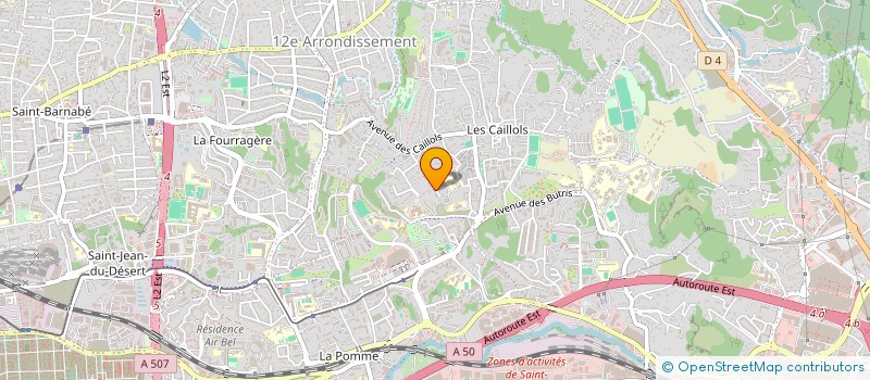 localisation de l'entreprise SCI ELOJU à MARSEILLE