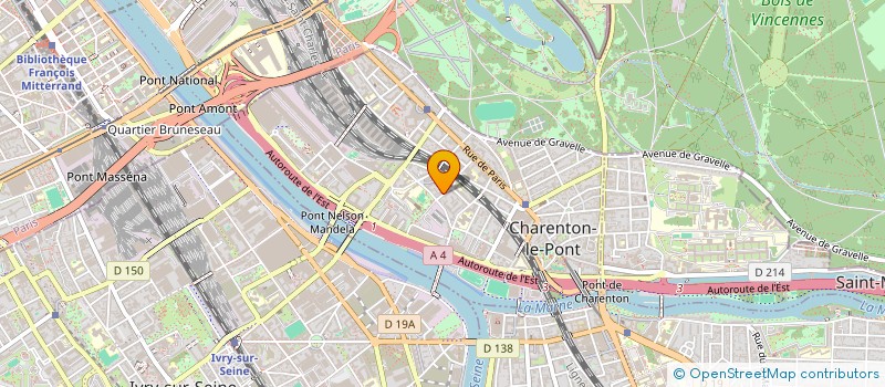 localisation de l'entreprise SCI ELOLEMAT  CHARENTON-LE-PONT