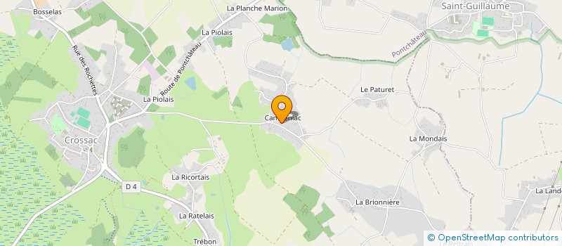 localisation de l'entreprise SCI ELOMALO  CROSSAC